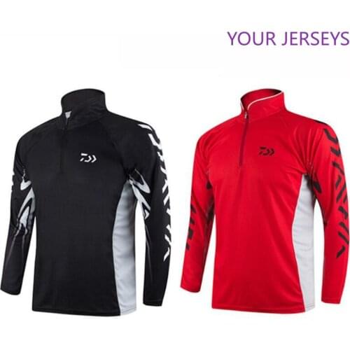2022 New Style Daiwa Fishing Clothing Quick-Drying Anti-UV Sun Daiwa Jacket Sports Clothes Long Sleeve Fishing Clothing DAIWA