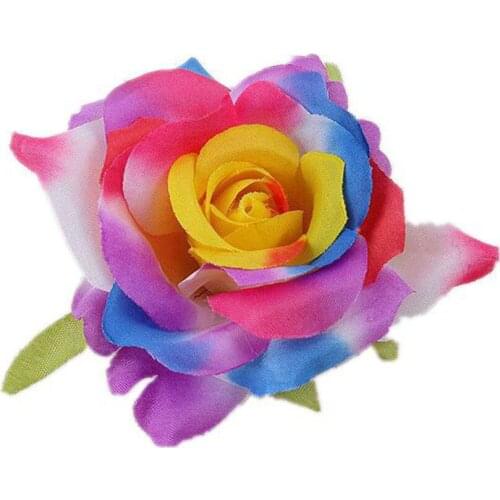 New Fabric Rose Flower Brooch Cloth Art Dress Sweater Lapel Pins Corsage Fashion Bride Wedding Brooches for Women Accessories