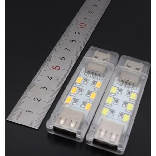 Portable USB LED Light 5V SMD5730 Table Lamp flashlight Night light For Power Bank PC Laptop Book Light hiking Camping Lamp