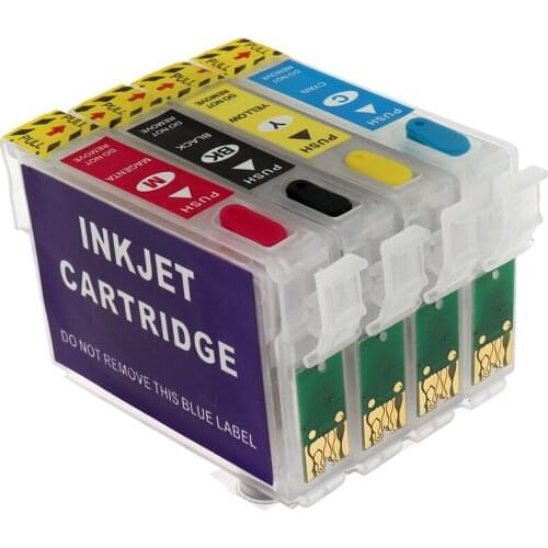T1811-T1814 T1801 Refillable ink cartridge For Epson XP30 XP102 XP202 XP205 XP302 XP305 XP402 XP405 XP215 XP312 XP415 printer