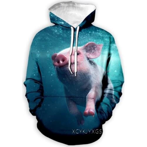 New Men/Women 3D Printed Hoodie Animal Wild Boar/ Pig Long Sleeve Fashion Sweatshirt Hoodies Men Sport Pullover Tops A13