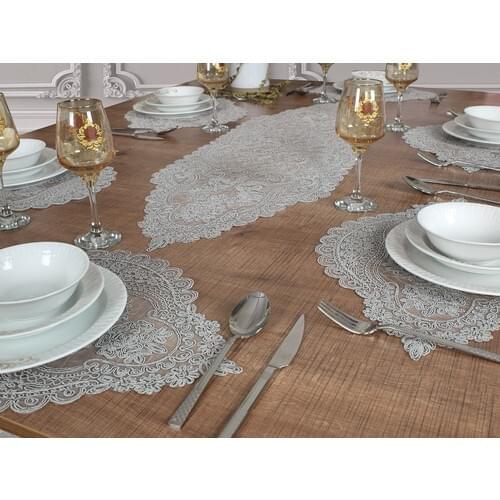 Tropik Home American Service Supla and Runner Set Valonia Gray