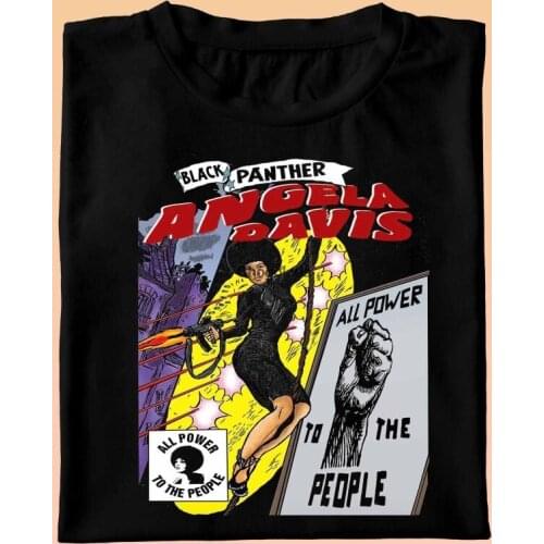 Angela Davis T Shirt Black History Month Cotton Tee Raise Your Voice Freedom Fighter Shirt Womens Tee