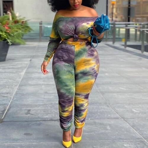 4XL 5XL Plus Size Women Clothing Two Pieces Sets African Ladies Bodycon Big Size Fashion Sexy Club Night Outfits Matching Sets