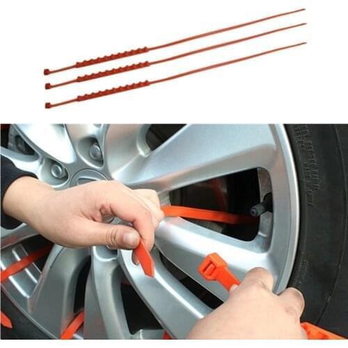 5/10/20PCS Universal Car-Styling Anti-Slip Plastic Tyres Wheels Snow Chains Durable Winter Car Out Of Trouble Tools
