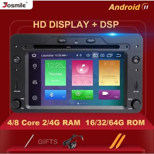 4GB 64G 2 din Android 11 Car DVD Multimedia Player For Alfa Romeo 159 Brera Spider Sportwagon Radio GPS Navigation Stereo Audio