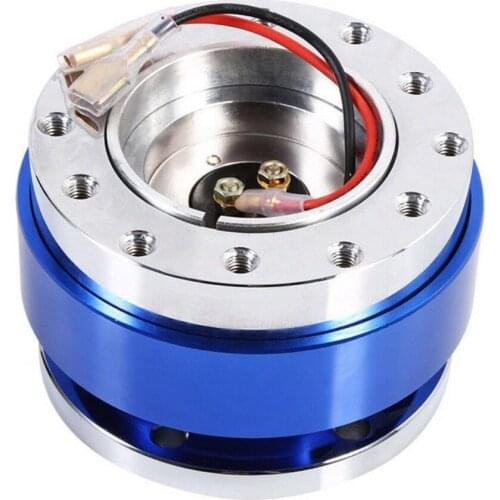 Car Black Steering Wheel Quick Release Hub Adapter Snap Off Kit Auto Universal For Boss Kit