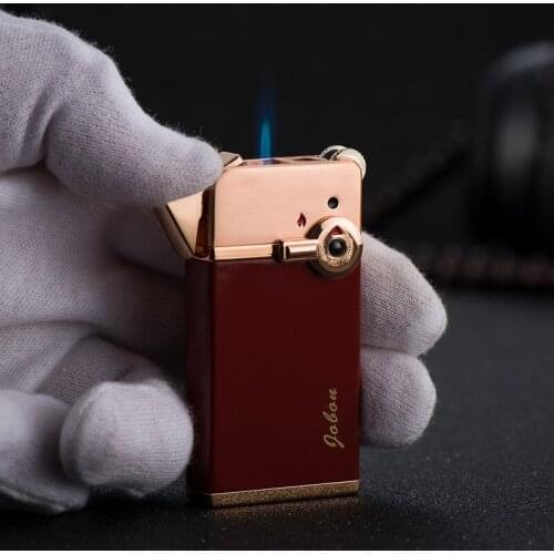 Double Fire Lighter Creative Gift Lighter Smoking Set Refillable Windproof Gadgets for Men Smoking Accessories Bulk Lighters