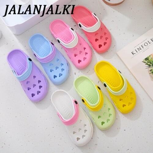 JALANJALKI Fashion Summer Women Slippers Daily walk Femal Colorful Sandals Barthroom Beach Light Weight Clogs Outdoor Shoes