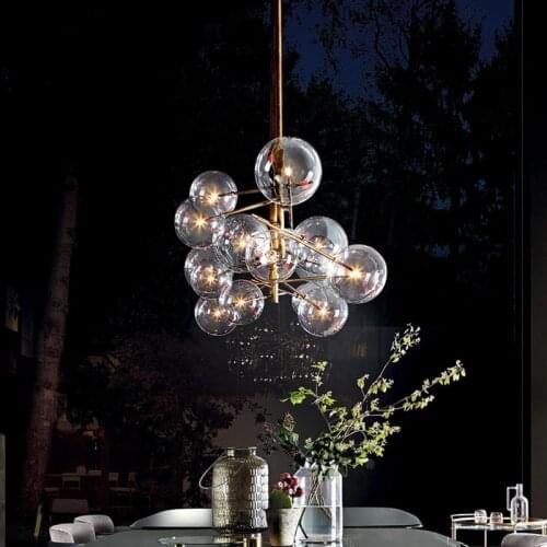 Led g4 Postmodern Nordic Iron Glass LED Lamp LED Light.Pendant Lights.Pendant Lamp.Pendant light For Dinning Room Foyer Store