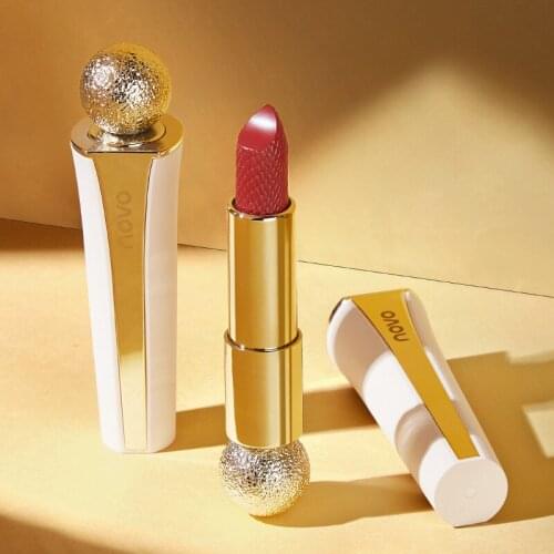 6 Colors Matte Waterproof Velvet Lipstick Sexy Red Brown Pigments Makeup Pumpkin Water-Resistant Profissional Lipstick