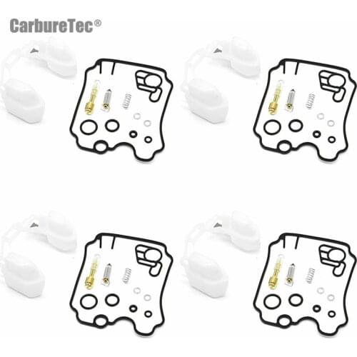 For Yamaha XJ600N / XJ600S Diversion 1992- 1995 XJ600 XJ 600 N S Carburetor Repair Kit Gasket Float Valve O-ring Parts 4 Sets