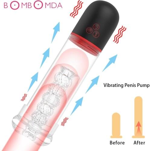 Penis Pump Strong Sucking Machine Electric Male Masturbator Blowjob masturbator for man Oral toys for men masturbateur Products