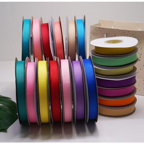 Cheap big sale 16 mm solid colors grosgrain ribbon