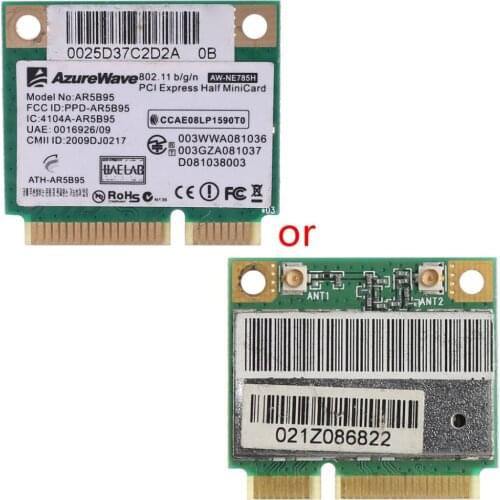 AR9285 AR5B95 Half Height Mini PCI-E 150Mbps Wireless Wlan WiFi Card For Atheros
