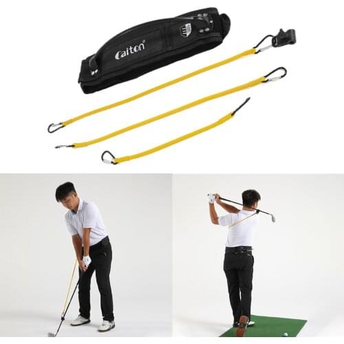 Golf Swing Training Aid Waist Band Posture Motion Correction Practicing Guide Waist Belt for Golf Beginner Training