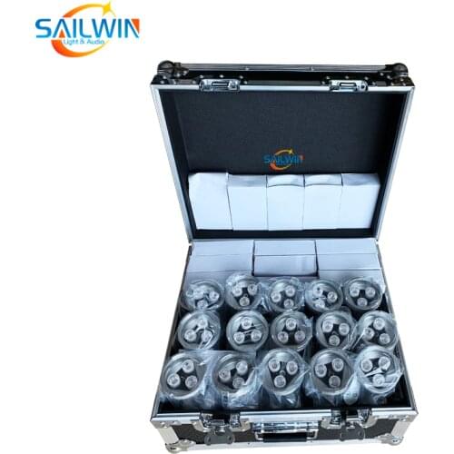 Bullet 9W Warmwhite Battery Powered Wireless IR Remote Control Stage DJ Lighting LED Pinspot Light For Wedding Party Magnetic