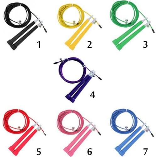 Calories burned jumping rope 14cm/ 5.5inch rope speed jump rope for sports PVC steel wire corda de pular training 14cm/ 5.5inch