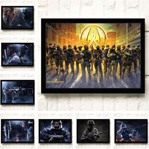 Modern Games CS GO Quality Wall Art Home Decor Canvas Painting Nordic Decoration Hotel Bar Cafe Room Living Room Room Poster