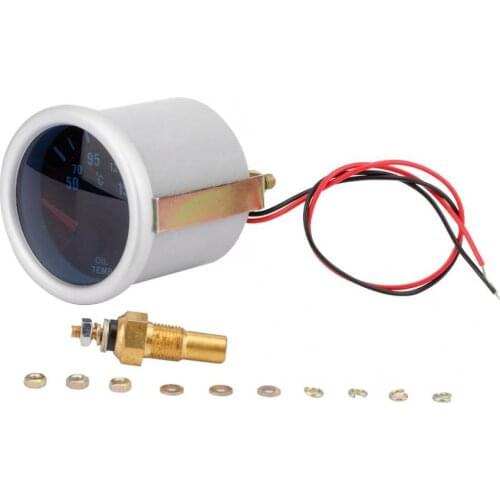 2inch 52mm Universal Car Auto Oil Temp Gauge Digital Oil Temperature Meter Gauge Aluminum Engine Oil Tester Auto Accessories