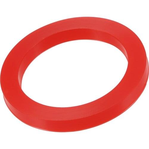 Uxcell 10 Pcs 2-1/2" DN65 Silicone Rubber Flat Washer Gasket for Wrench Type Quick Joint