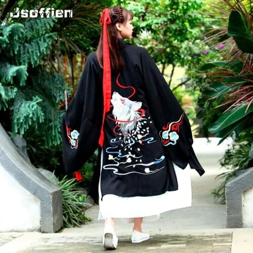 Ancient Oriental Clothing Couples Hanfu Traditional Tang Suit Tops Skirt Cardigan Japanese Samurai Cosplay Costume Swordsman
