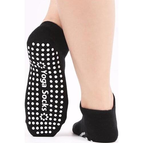 Women Yoga Socks Anti-Slip Pilates Ballet Socks Good Grip For Men Women Sports Cotton Socks
