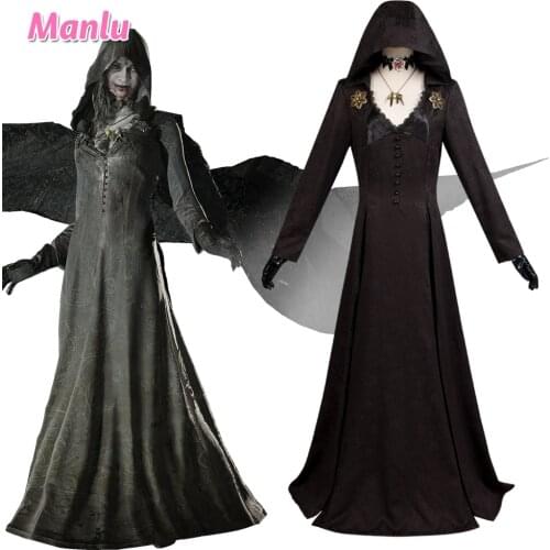 Evil Village Bela Cassandra Daniela Cosplay Costume Vampire Lady Dress Outfits Halloween Carnival Suit