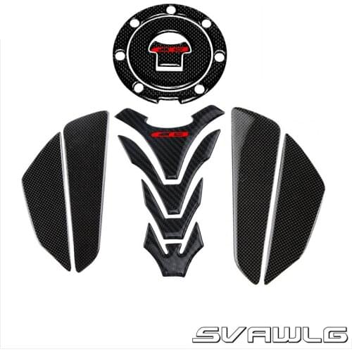 Motorcycle 3D Fuel Tank Pad Decals Gas Cap Cover Stickers For Honda CB750 CB1000 CB1100 CB1300