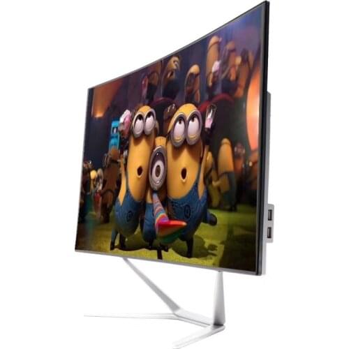 23.8'' 27'' inch FHD curved lcd monitor AIO WIFI desktop computer PC and CPU i5 RAM 16GB SSD 1TB GTX1050Ti