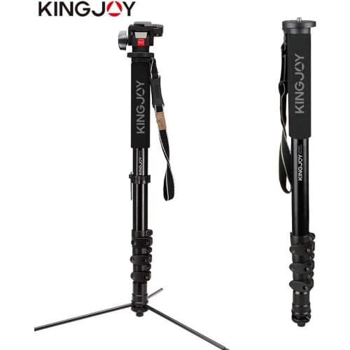 KINGJOY MP408FL Professional Monopod Dslr For All Models Professional Camera Tripod Stand Video Para Movil Flexible Tripe Stativ