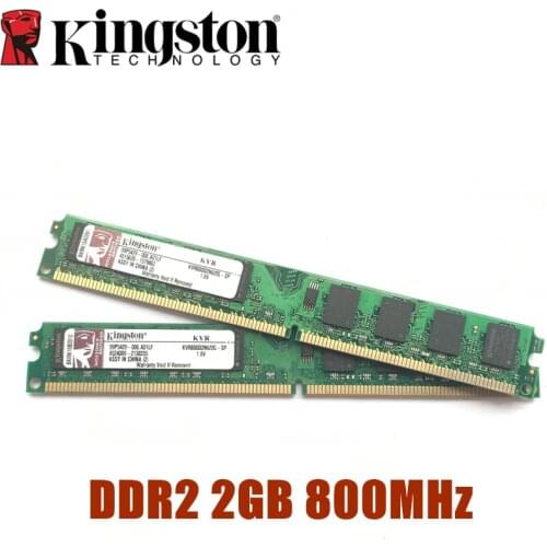 Original Kingston 2GB RAM DDR2 4GB=2pcs*2G PC2-6400S DDR2 800MHZ 2GB PC2-5300S 667MHZ Desktop