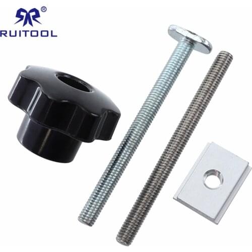 T Slot Nut Fit 3/4"x3/8" T-Track Sliding Nut M8 Screw Knobs For Router Table Woodworking