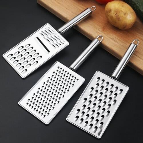 1Pcs Square Multifunctional Stainless Steel Cheese Lemon Fruit Peeler Shredder Mini Spice Grater Fruit Kitchen Vegetable Tool