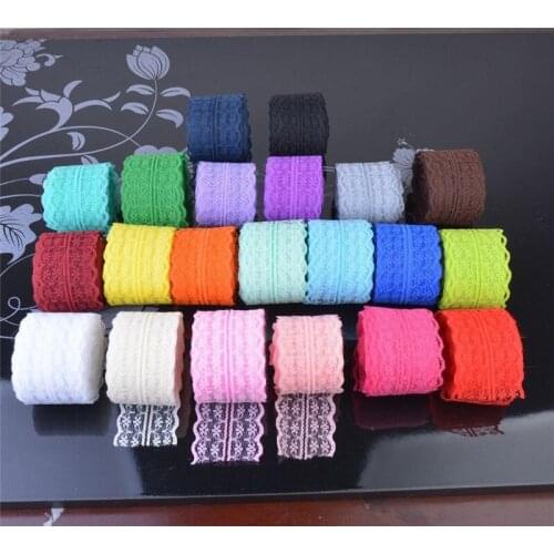 10/20m 45mm Lace Roll Spool Fabric Ribbon Netting Fabric Wedding Decoration Trim Garment Apparel Tulle Roll Party Supplies