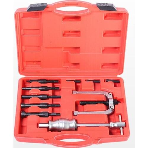 11Pcs Inner Bearing Races Blind Hole Gear Bushes Extractor Puller Separator Set