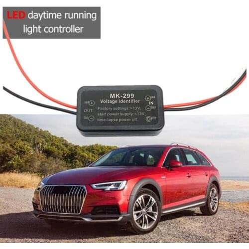 12V Mini Car LED Automatic On / Off Controller DRL Module Relay Kit Delay Dimmer