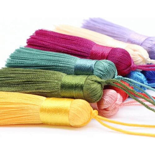 3Pcs/Pack 50mm High quality Silk tassels for earring household products decoration DIY Crafts party handmade materials tassel