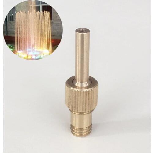 5PCS/LOT M6 M8 M10 M12 Male Thread Brass Micro Pure Jet Straight Water Fountain Nozzles