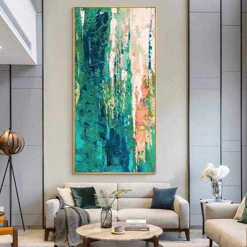 Abstract 5D Diy Diamond Painting Wall Stickers For Living Room Large Vertical Home Decoration Handmade Diamond EmbroideryZP-3183
