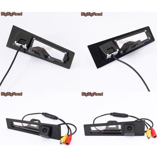 BigBigRoad For Cadillac CTS SLS STS 2007-2014 Car HD Rear View Parking CCD Camera Auto Backup Monitor Waterproof