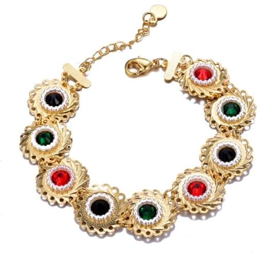 Bracelet Gold Color Coin BraceletFor Women Islamic Muslim Arab Coins Middle Eastern Nepa Jewelry African Gifts Bijoux