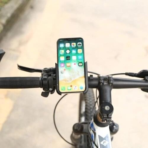Bicycle Phone Holder CNC Motorcycle Handlebar Mobilephone Support Aluminum Alloy 360 Rotation MTB Road Bike Mount Accessories