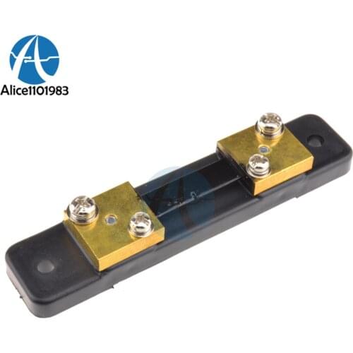 FL-2 DC 75mV 50A Shunt Resistor For Meter Amp Analog Panel Ammeter VoltMeter