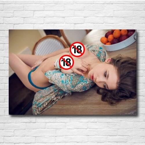Wallpaper Print Beauty Sexy Woman Hot Body Adult Artistic Posters Canvas Wall Art Paintings for Home Room Decor