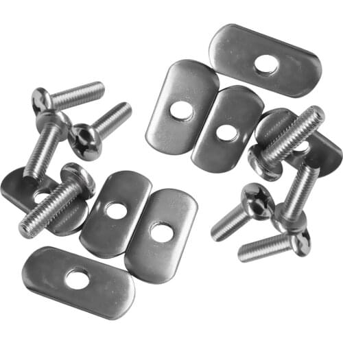 8 X Kayak Rail Screws and Nuts Replacement Kit For Kayaks Canoes Boats Rails