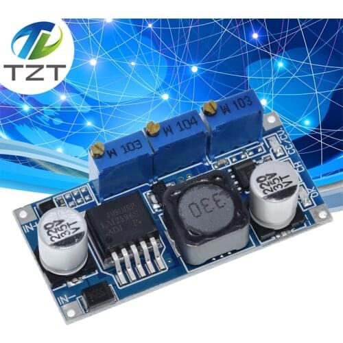 LM2596 LED Driver DC-DC Step-down Adjustable CC/CV Power Supply 7V-35V To 1.25V-30V 3A Voltage Regulator Converter Board good