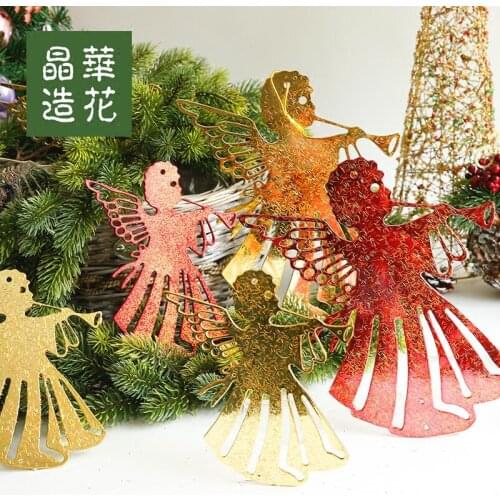 DIY linen Christmas small pendant deer owl fox gift box Christmas tree decoration