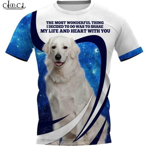 CLOOCL 2021 Newest Kuvasz 3D Printed Men Women T Shirt Harajuku Summer Short Sleeve Casual Unisex Tops Drop Shipping