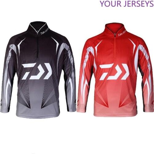 2022 New Sun Fishing Clothing Moisture Wicking Breathable Quick Dry Outdoor Competitive Long-sleeved Fishing Clothing Men DAIWA